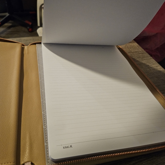 Kikki.K Large Tan Padfolio - Picture 4 of 8